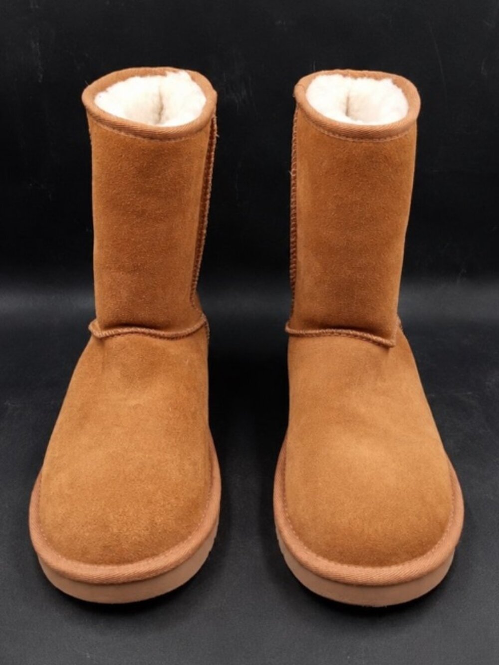 Koolaburra by UGG Koola Short Chestnut Suede Boots - Women’s Size 9